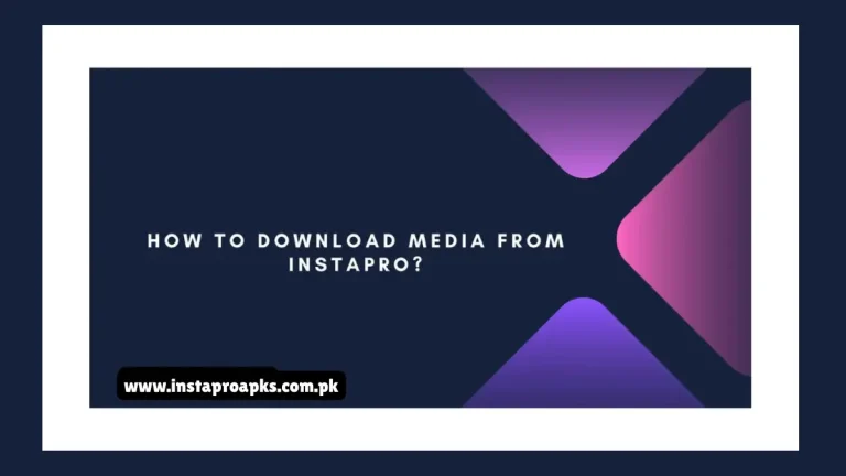 Media using Insta Pro